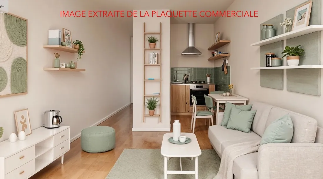 Studio neuf à Saint-Orens-de-Gameville - 19,73 m², livraison 2028, dernier étage