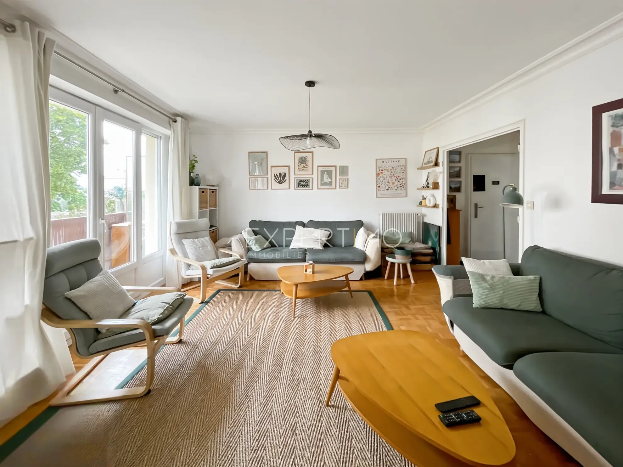Appartement 5 pièces de 87 m² à Rennes avec balcon, cave et stationnement