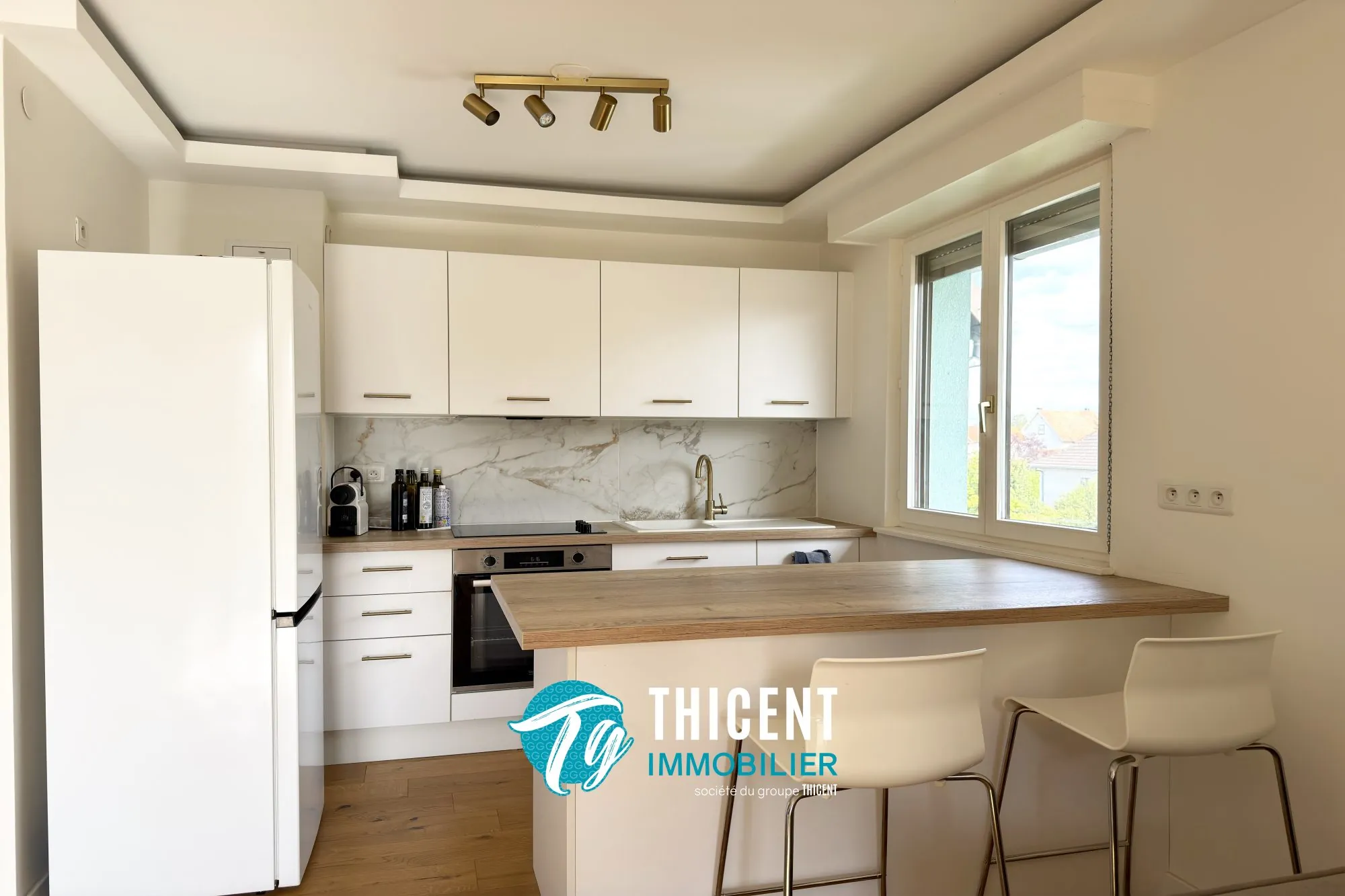 Appartement 3 pièces rénové à Marienthal proche Haguenau