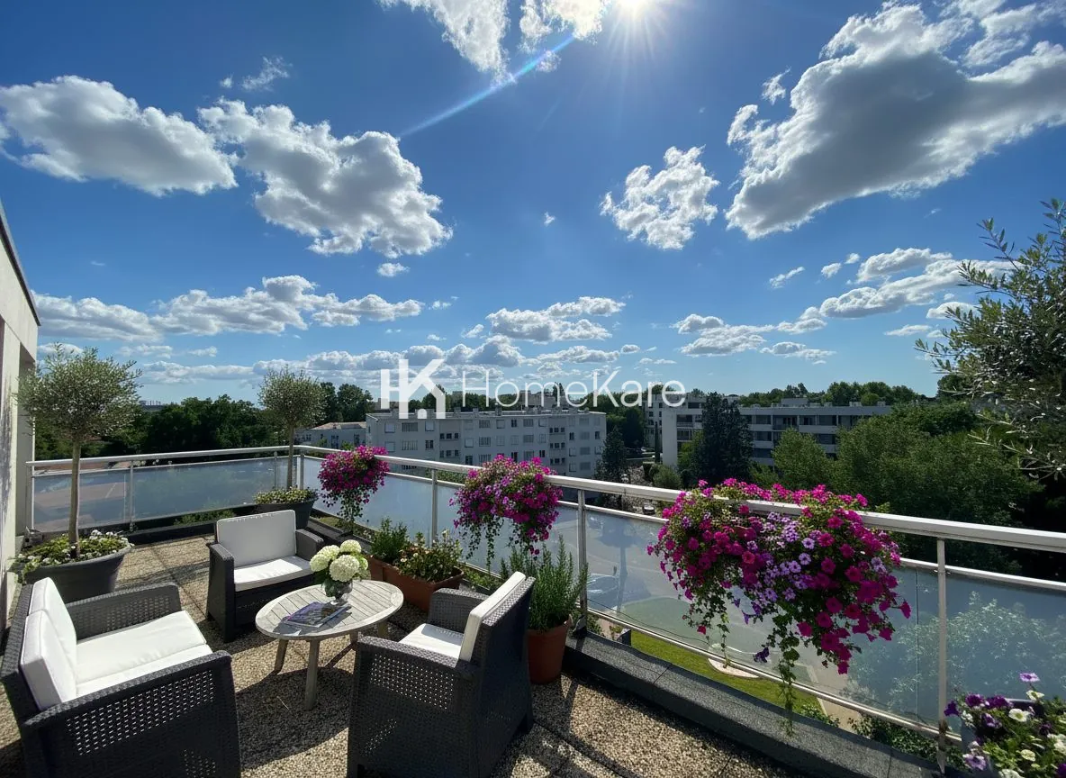 Studio avec terrasse exceptionnelle à Caudéran, Bordeaux