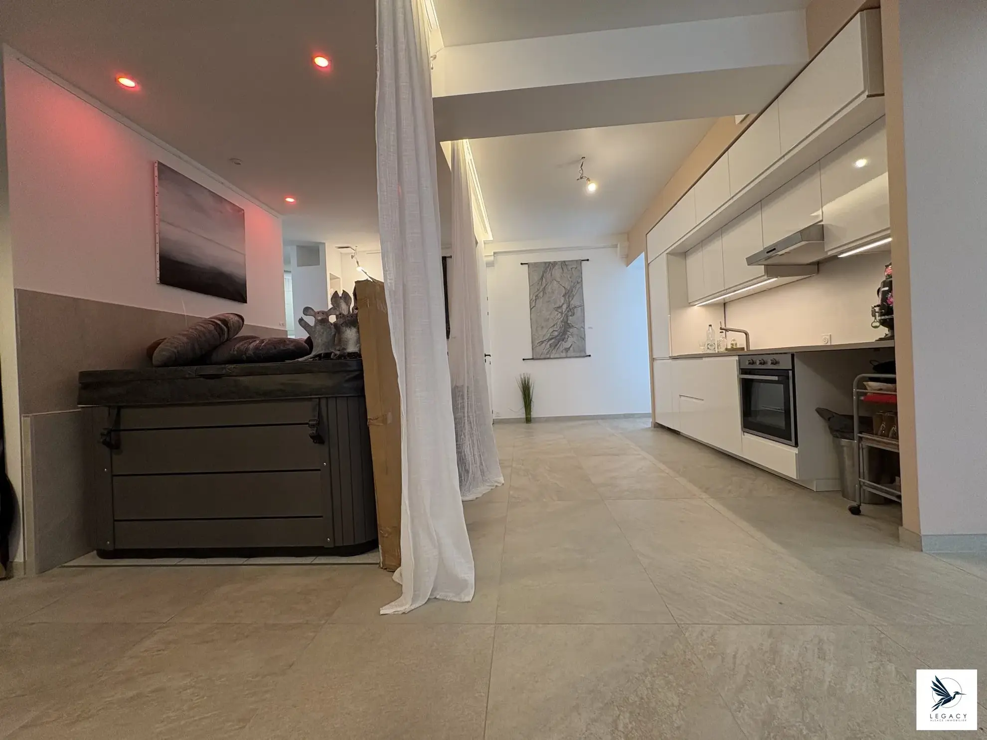 Appartement avec duplex, terrasse et activités professionnelles à Saverne