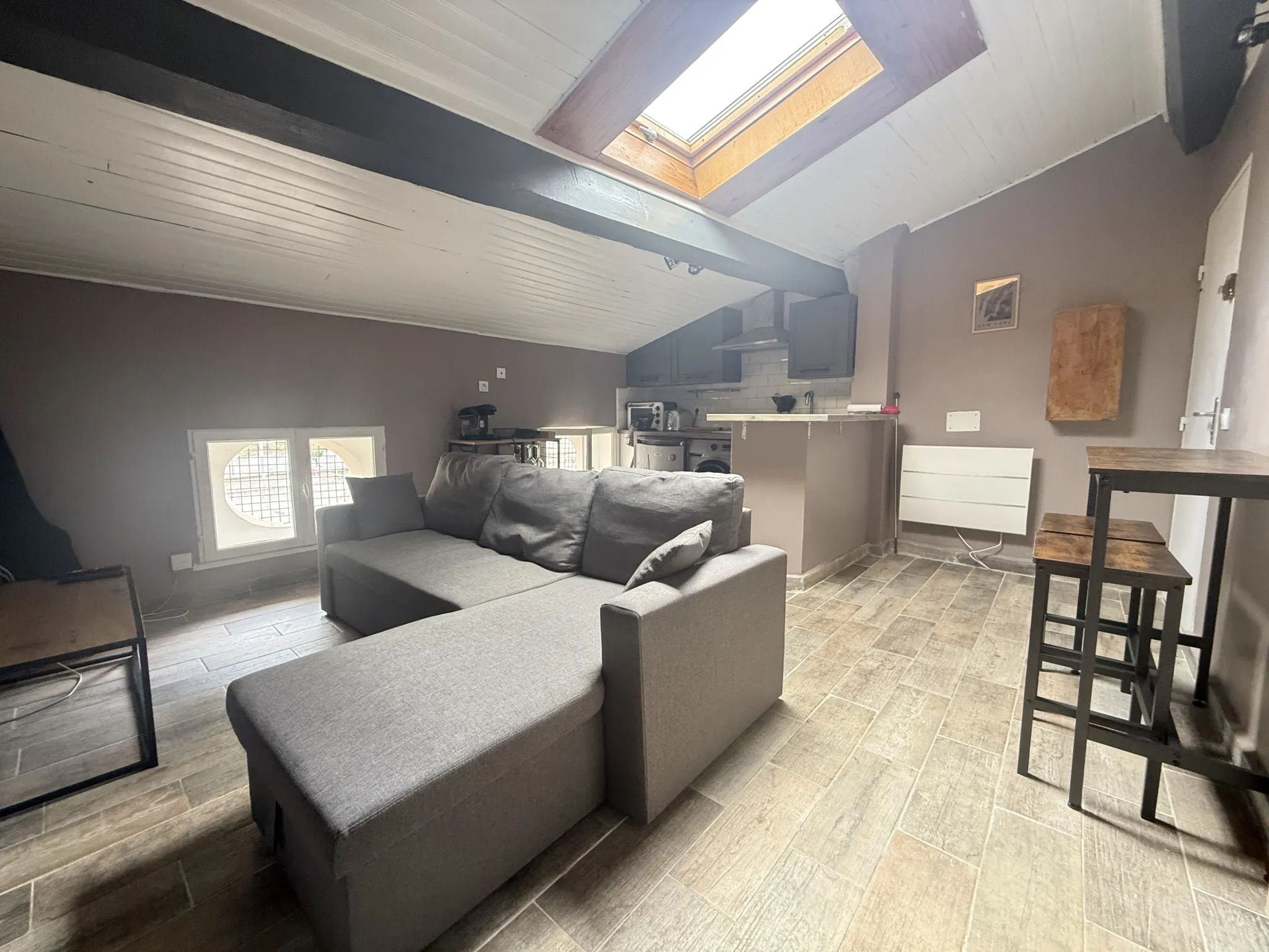 Joli studio à Amélie-les-Bains - dernier étage, centre-ville, sans travaux