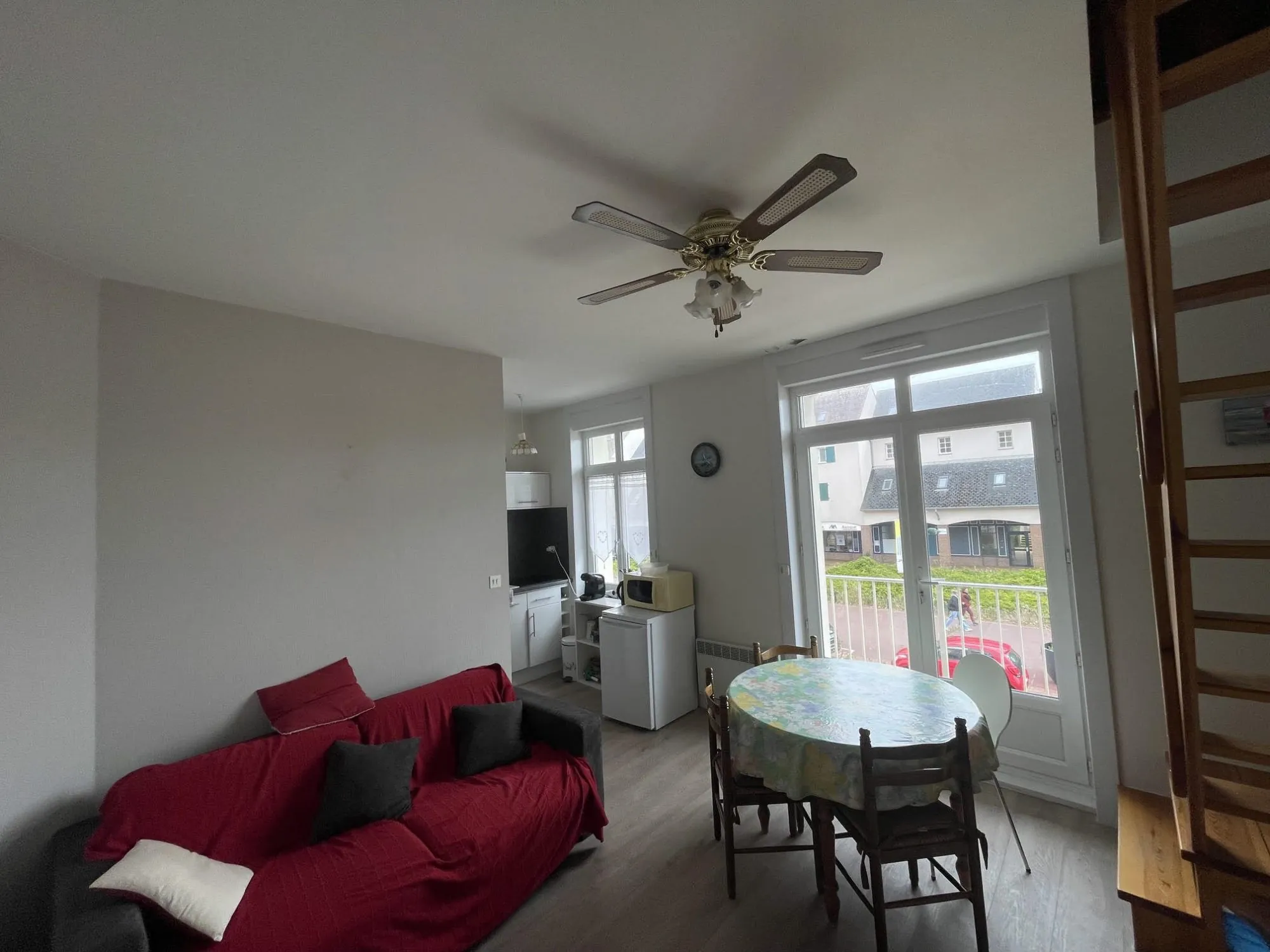 Appartement duplex de 38m² à Hardelot avec balcon sud et 2 parkings
