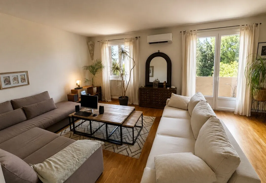 Bel appartement T3/4 lumineux avec vue sur Sainte Victoire à Gardanne