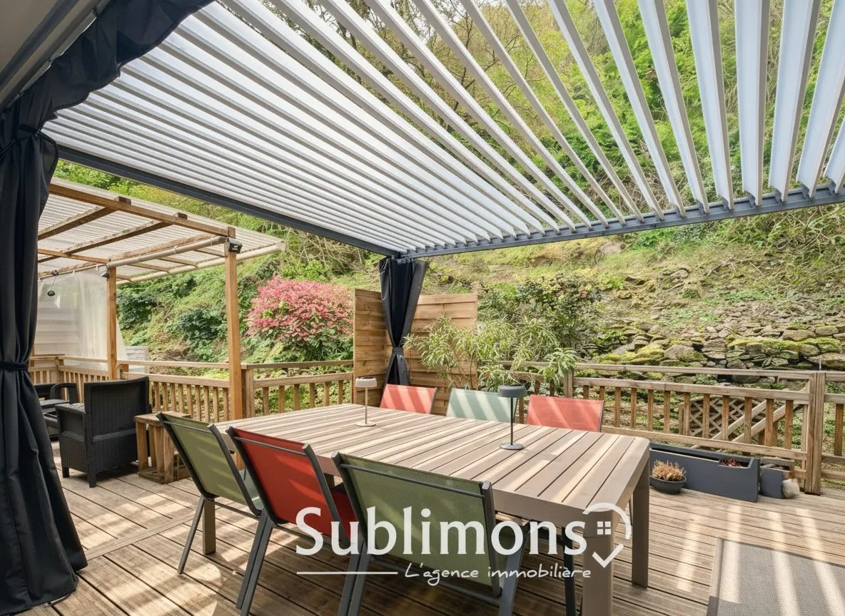Charmante maison mitoyenne à Champtoceaux avec garage, terrasse et caves – idéale famille