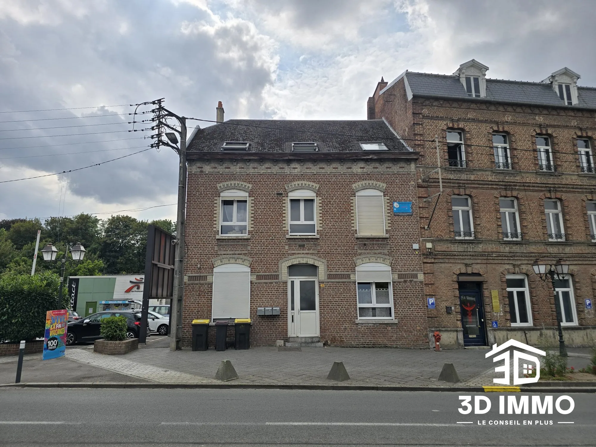 Investissement immobilier face à la gare à Avesnes-sur-Helpe