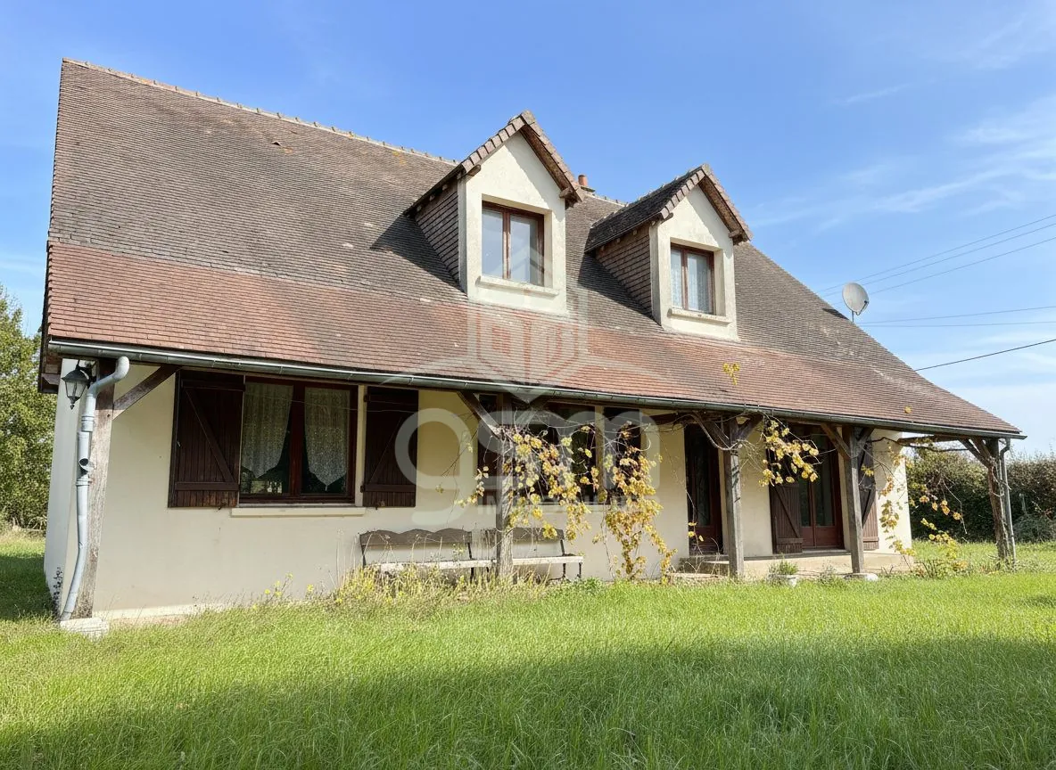 Grande maison familiale en campagne à Sainte-Maure-de-Touraine avec terrain et garage