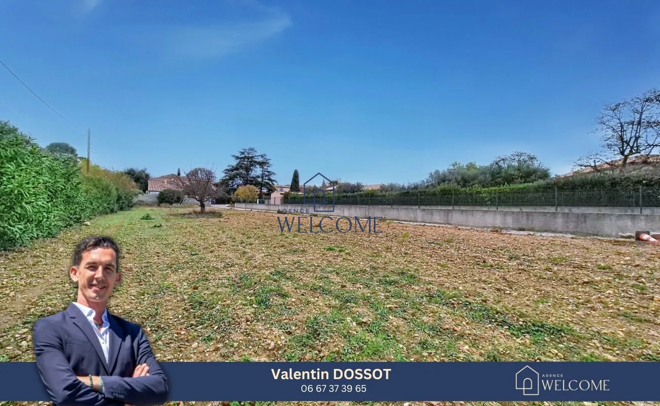 Terrain constructible viabilisé de 319 m² à Saint-André-de-Sangonis