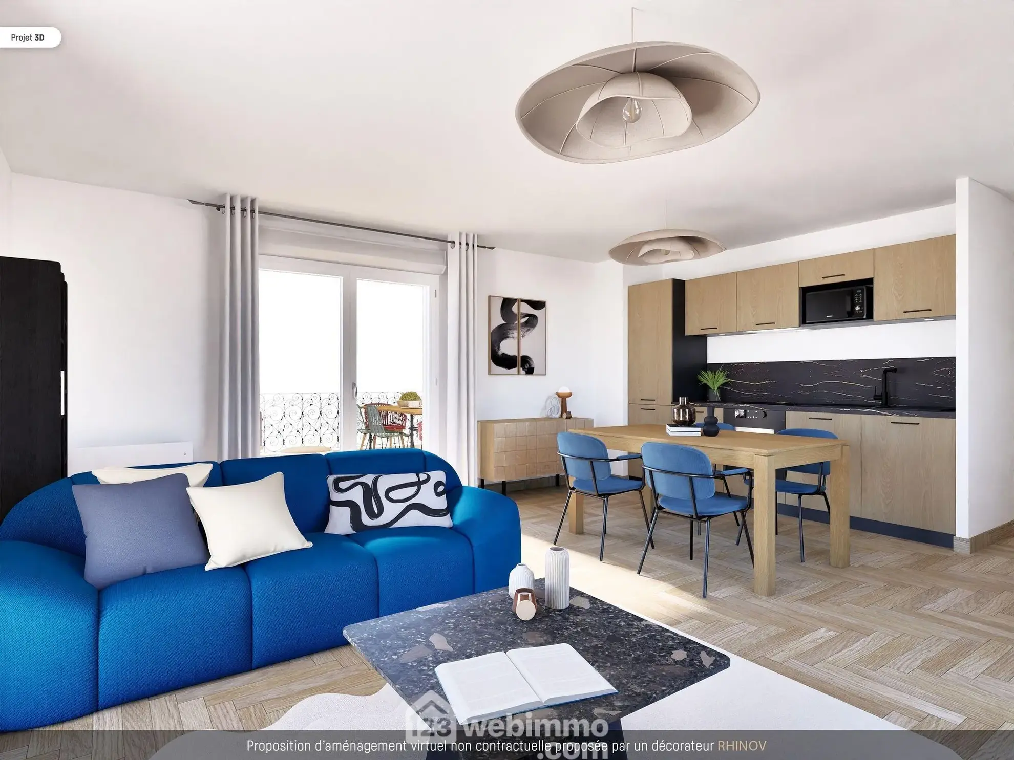 Appartement neuf T4 à Poitiers avec terrasses, parking, livraison 2028