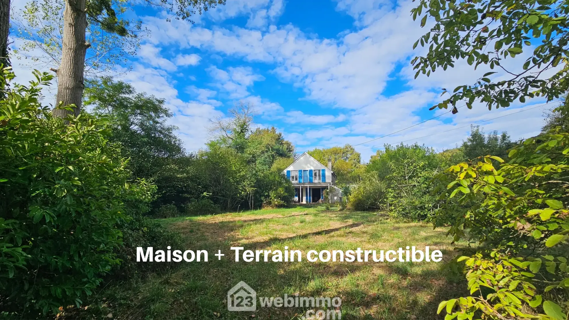 Maison en pierre de 79 m² à Lestelle-Bétharram avec terrain constructible