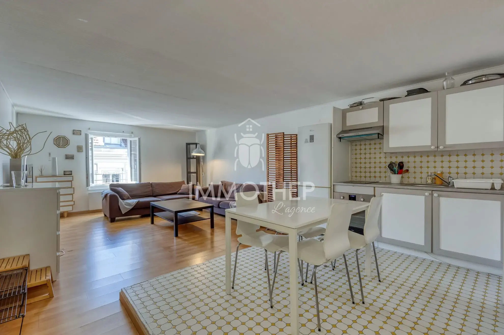 Appartement en duplex à vendre à Grenoble, dernier étage avec vue sur la Bastille