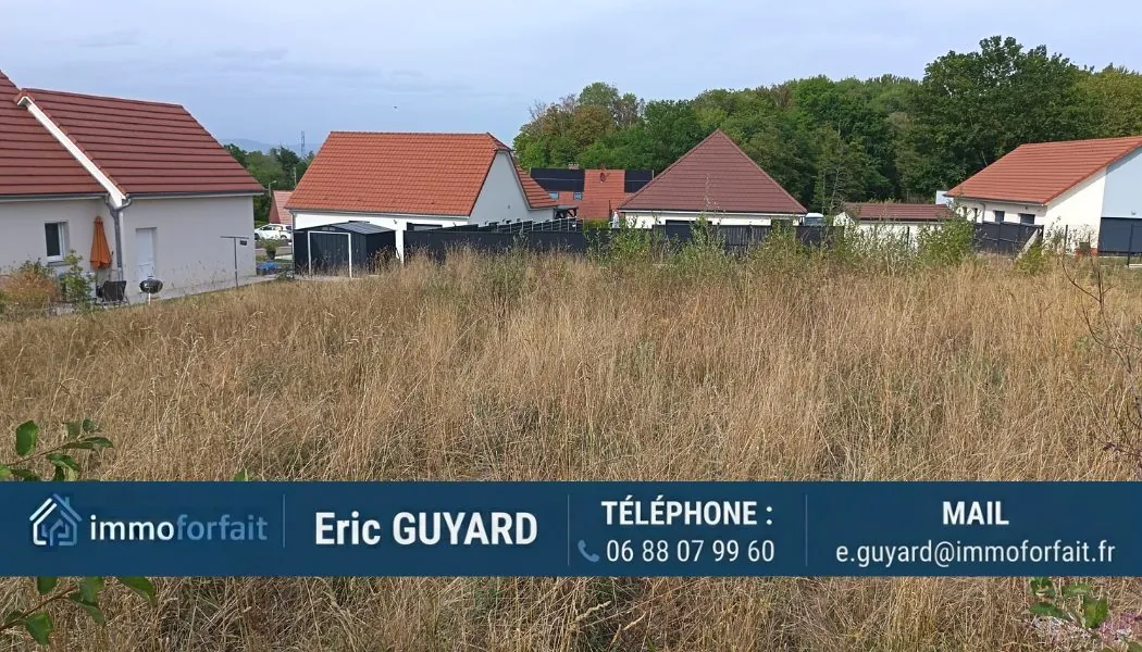 Terrain de 8 ares à Froidefontaine - Viabilisé et sans constructeur