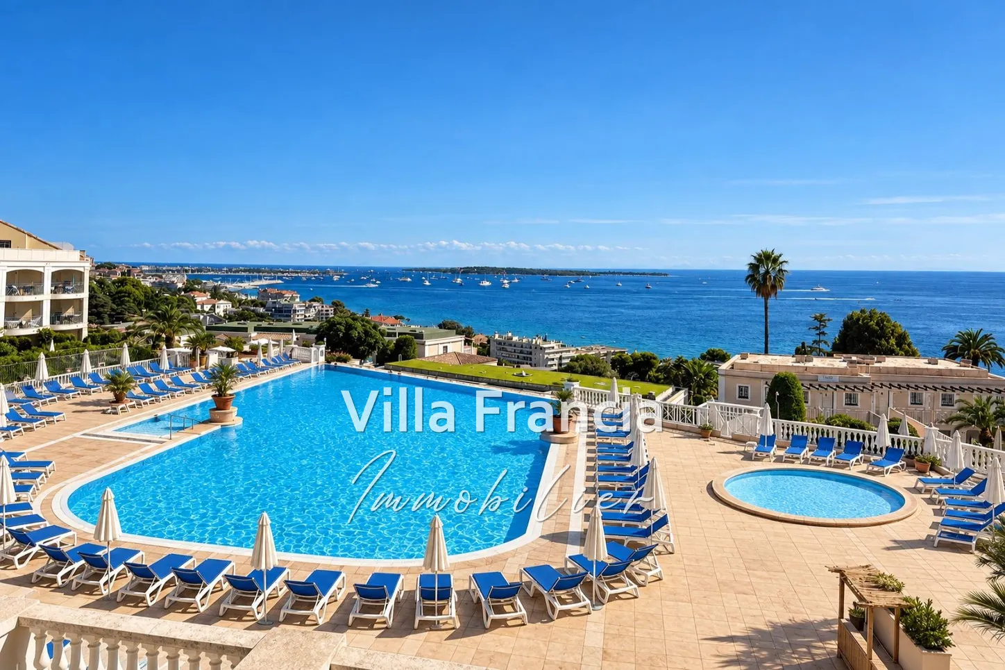 Superbe appartement 2 pièces avec vue mer à Cannes - Terrasse et piscine