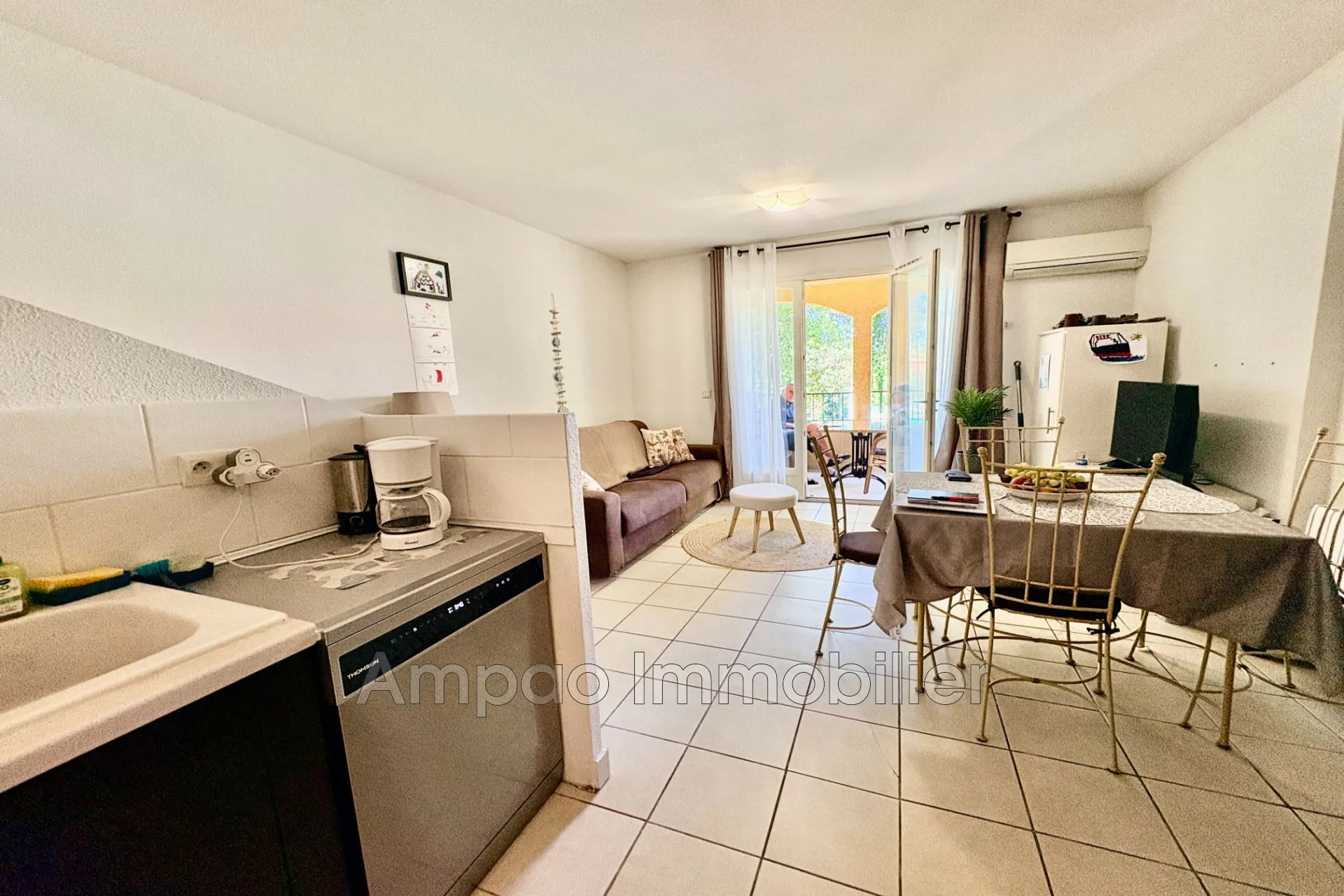Appartement duplex 3 pièces avec terrasses, piscine et vue à Canet-en-Roussillon