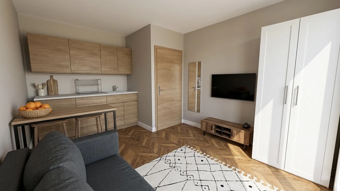Studio à rénover de 14,5 m² à Lyon 8e, opportunité d'investissement