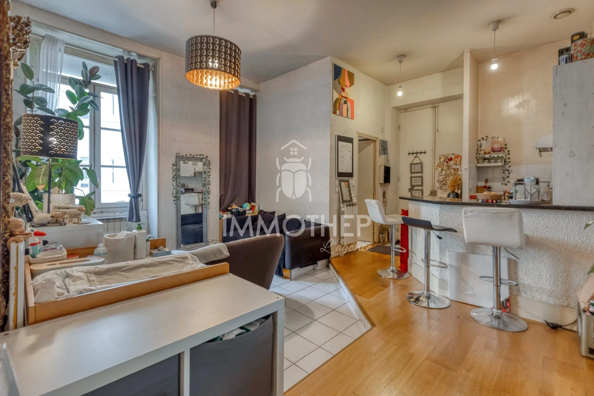 Appartement 2 pièces en plein centre de Grenoble, 42 m²