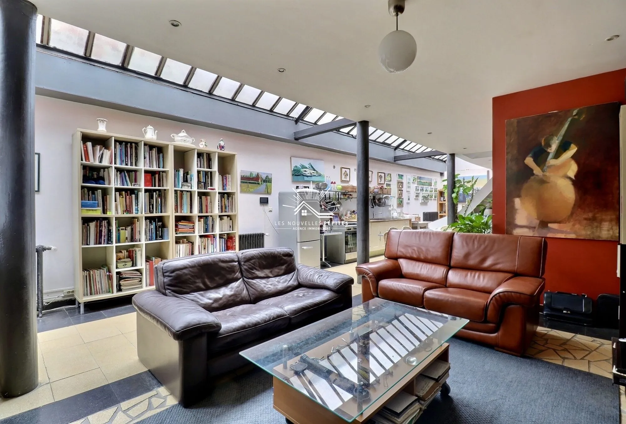 Loft rénové de 114 m² avec T2 indépendant à Roubaix, secteur Mouvaux