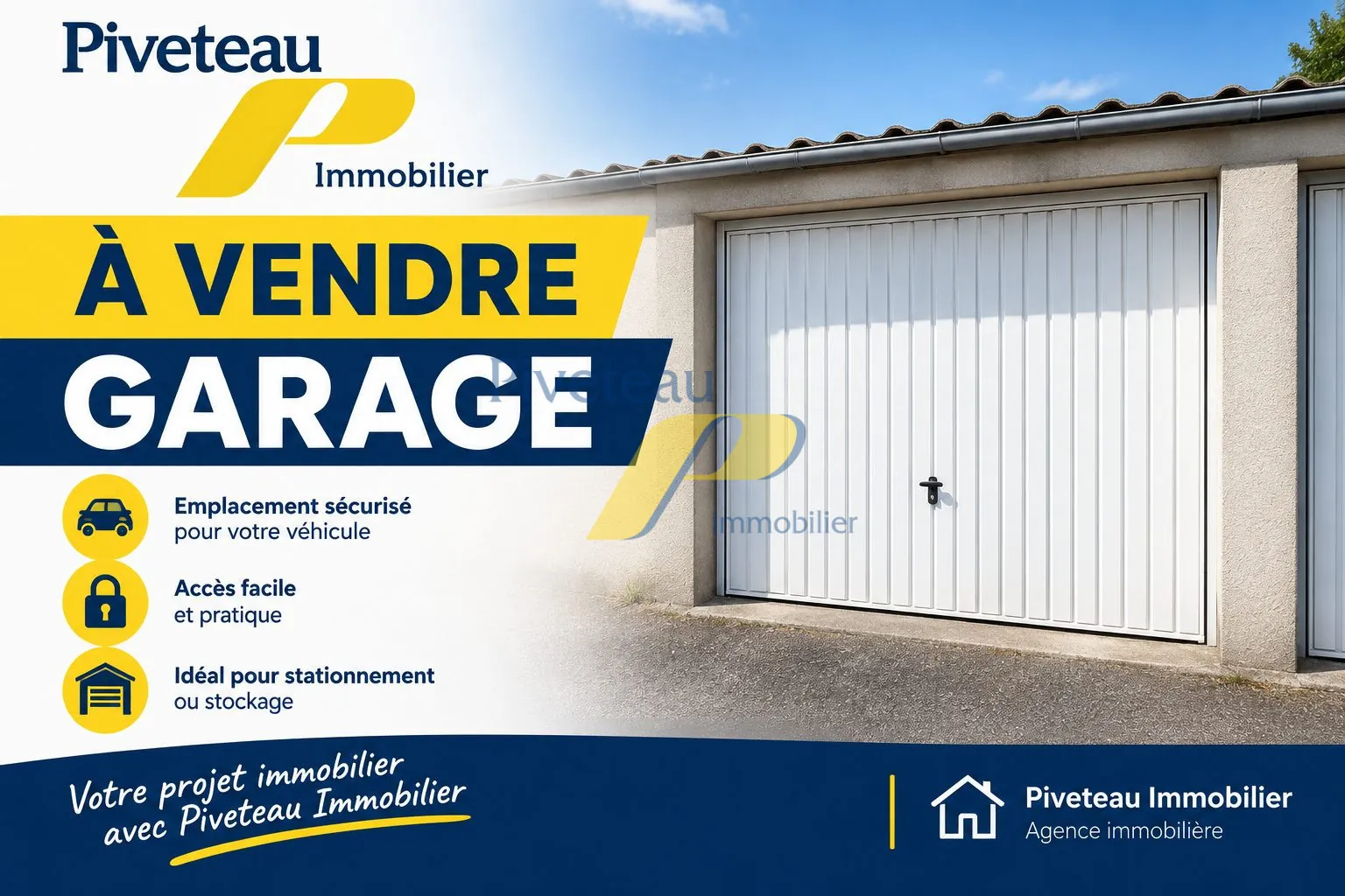 Transformer par IA Garage individuel à vendre à Rezé - 23 m² dans une résidence sécurisée