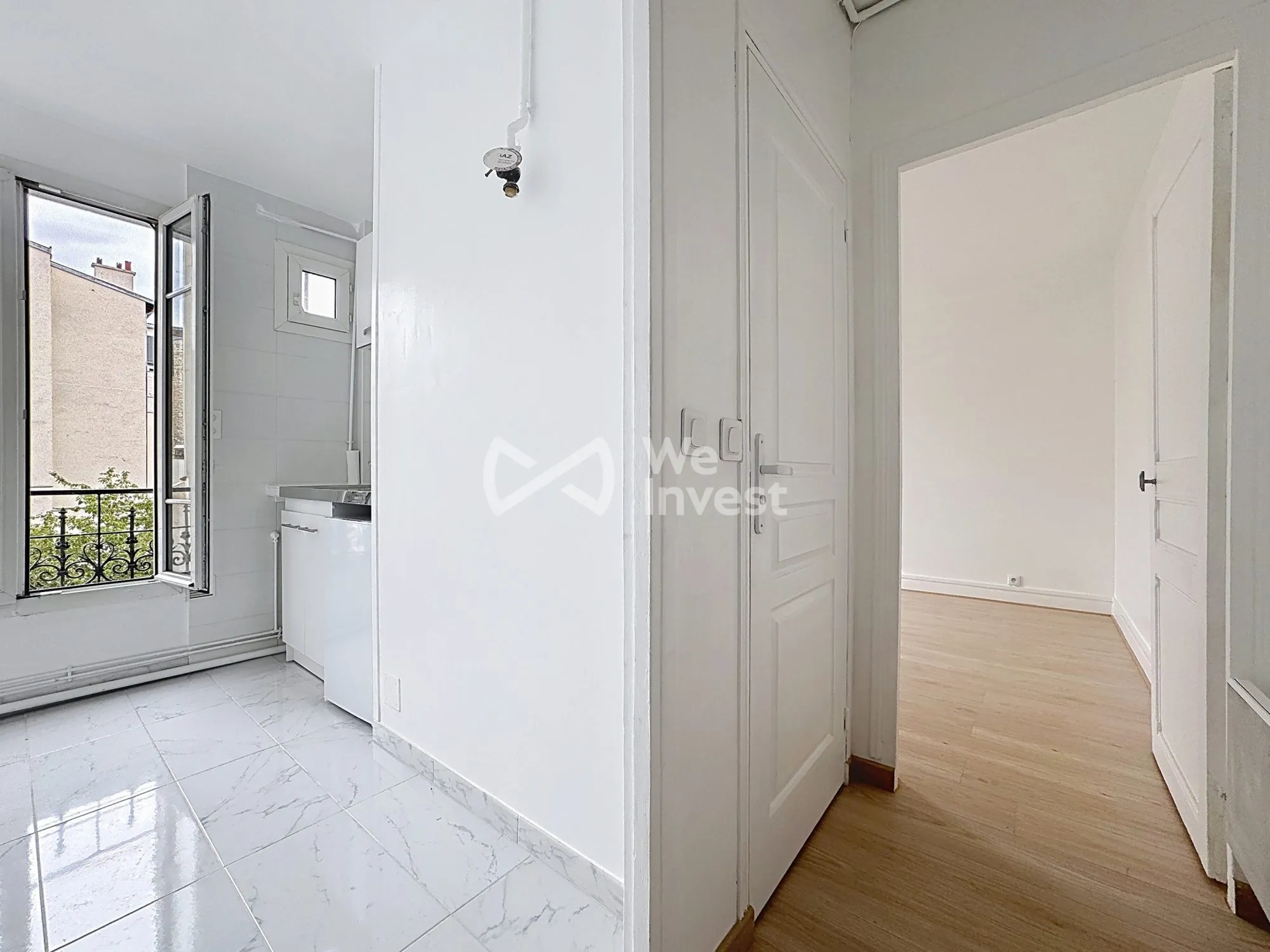 Appartement T2 rénové en centre-ville de Colombes avec cave 
