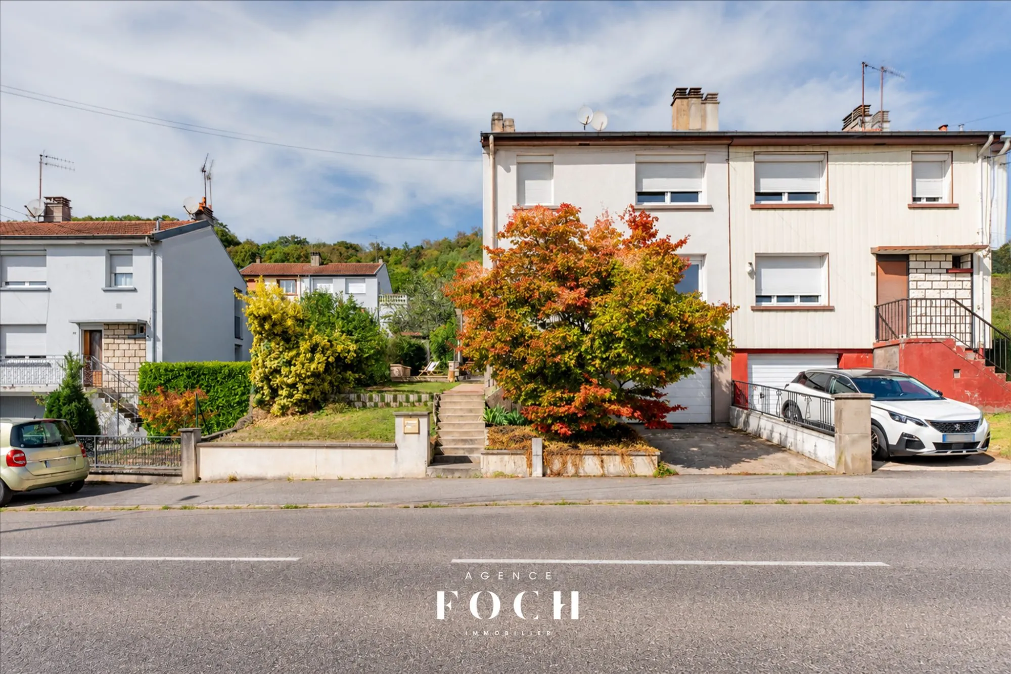 Maison 3 chambres avec garage, terrasse et jardin à Pompey