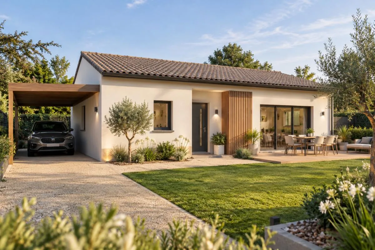 Maison neuve à Montech - Terrain de 839 m², personnalisable, dans un environnement calme
