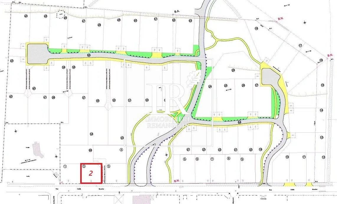 Terrain constructible à vendre à Lamotte-Beuvron - Lotissement Les Michalons