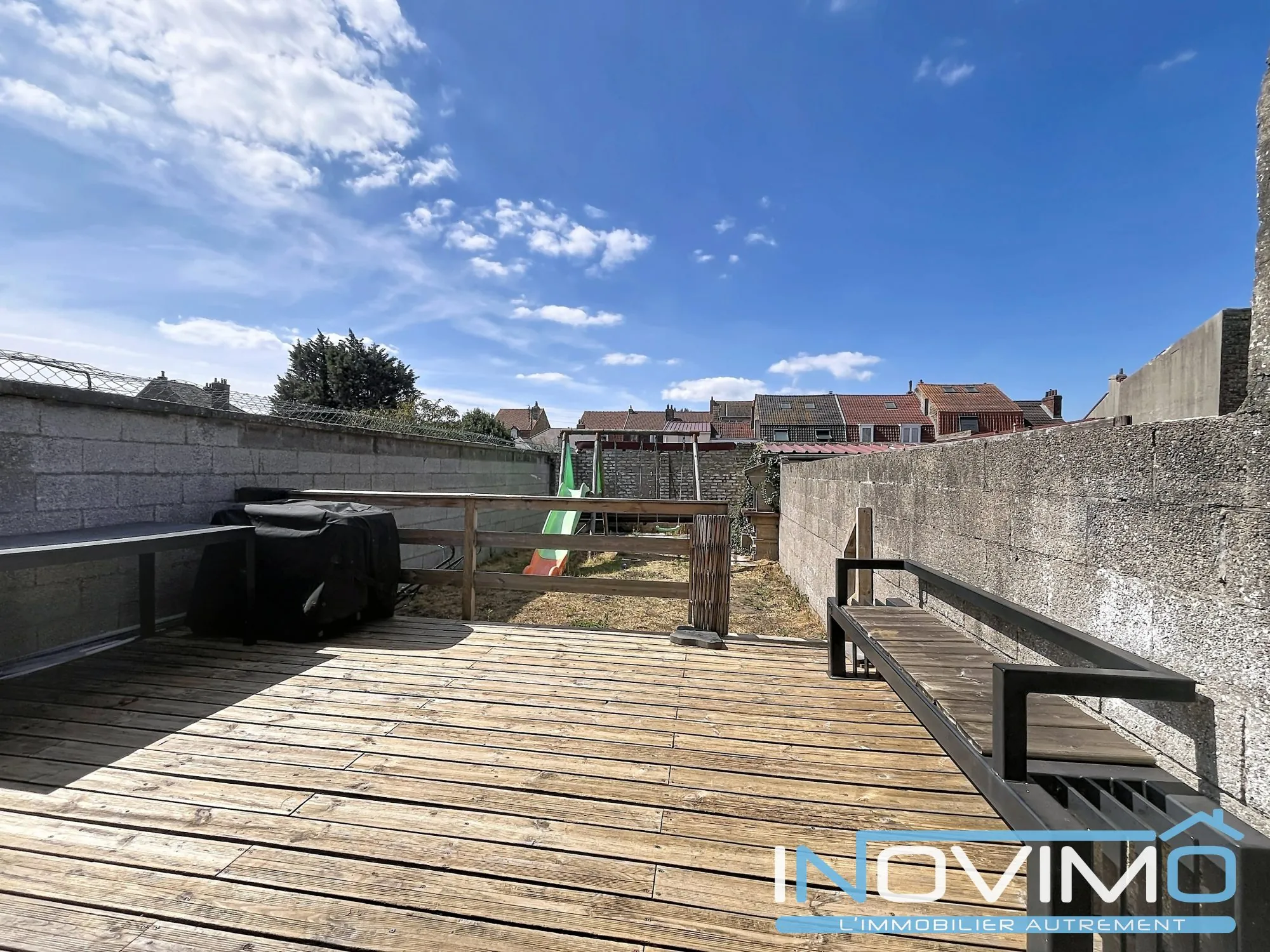 À vendre maison à Saint-Pol-sur-Mer avec jardin et combles aménagés