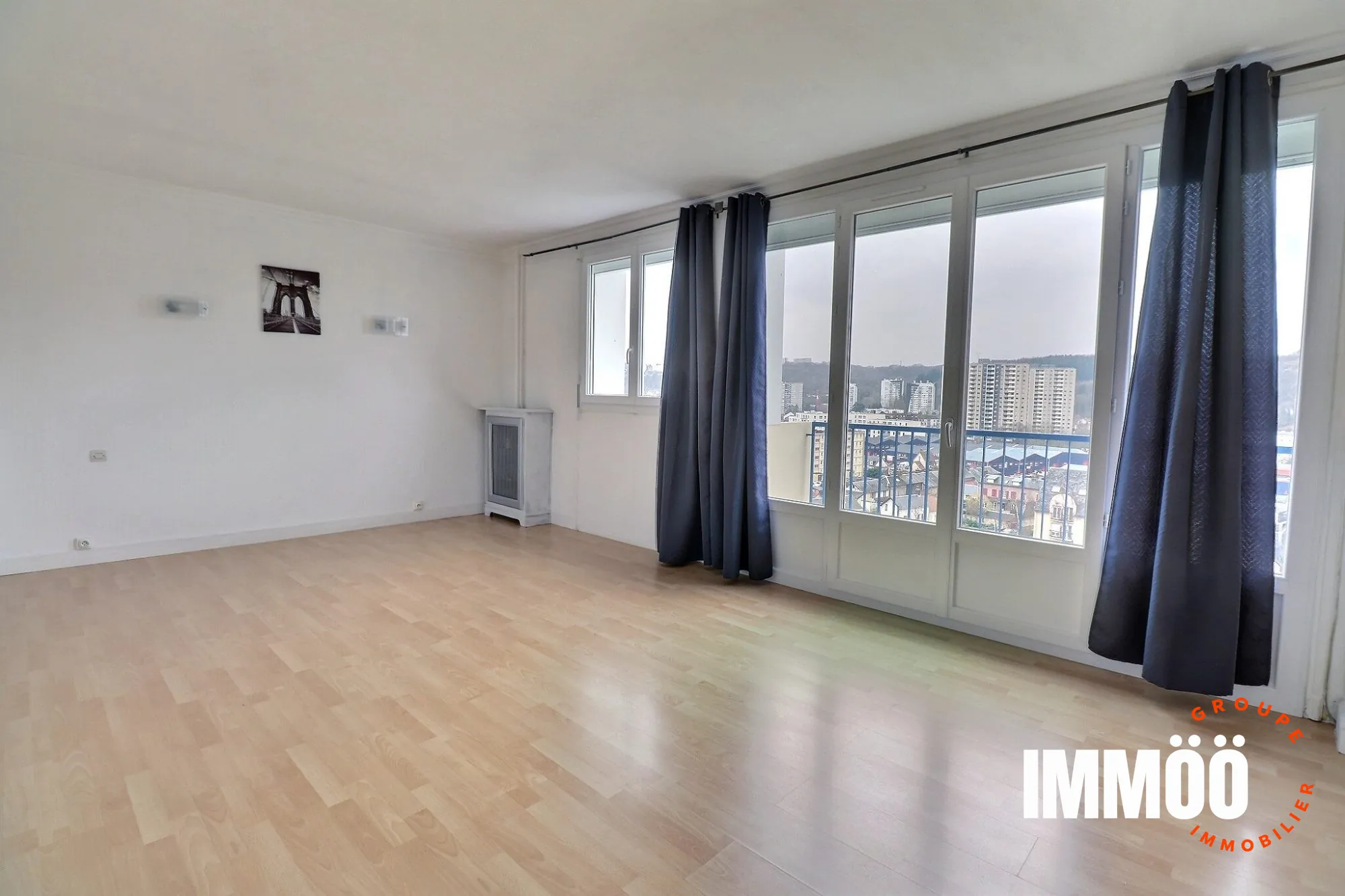 Appartement 3 chambres avec balcon et vue panoramique à Notre-Dame-de-Bondeville