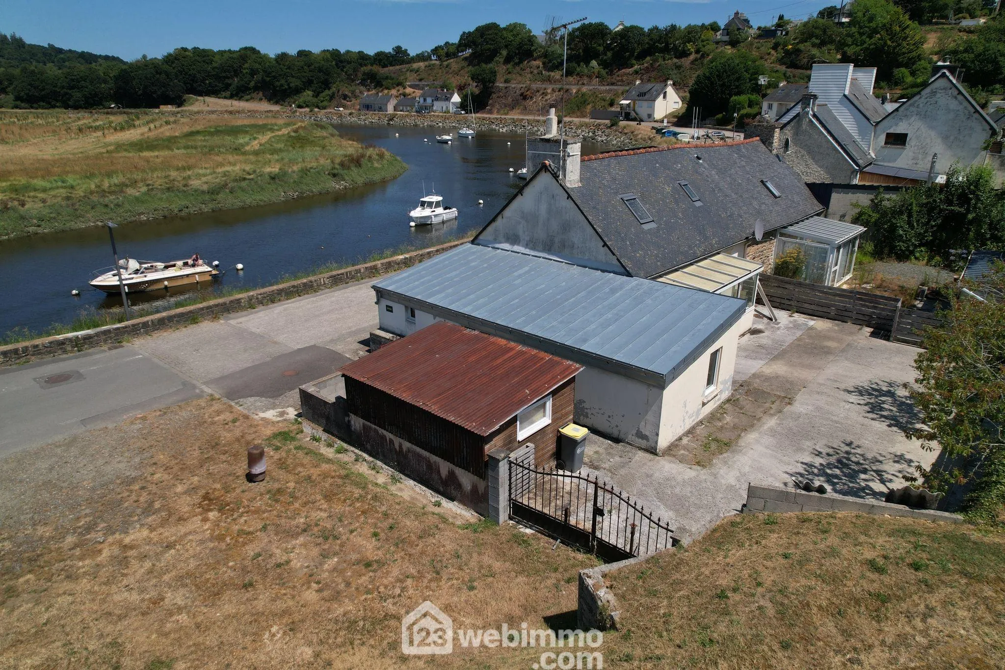 Maison en pierre face au Trieux - 90m² à Pontrieux, Bretagne