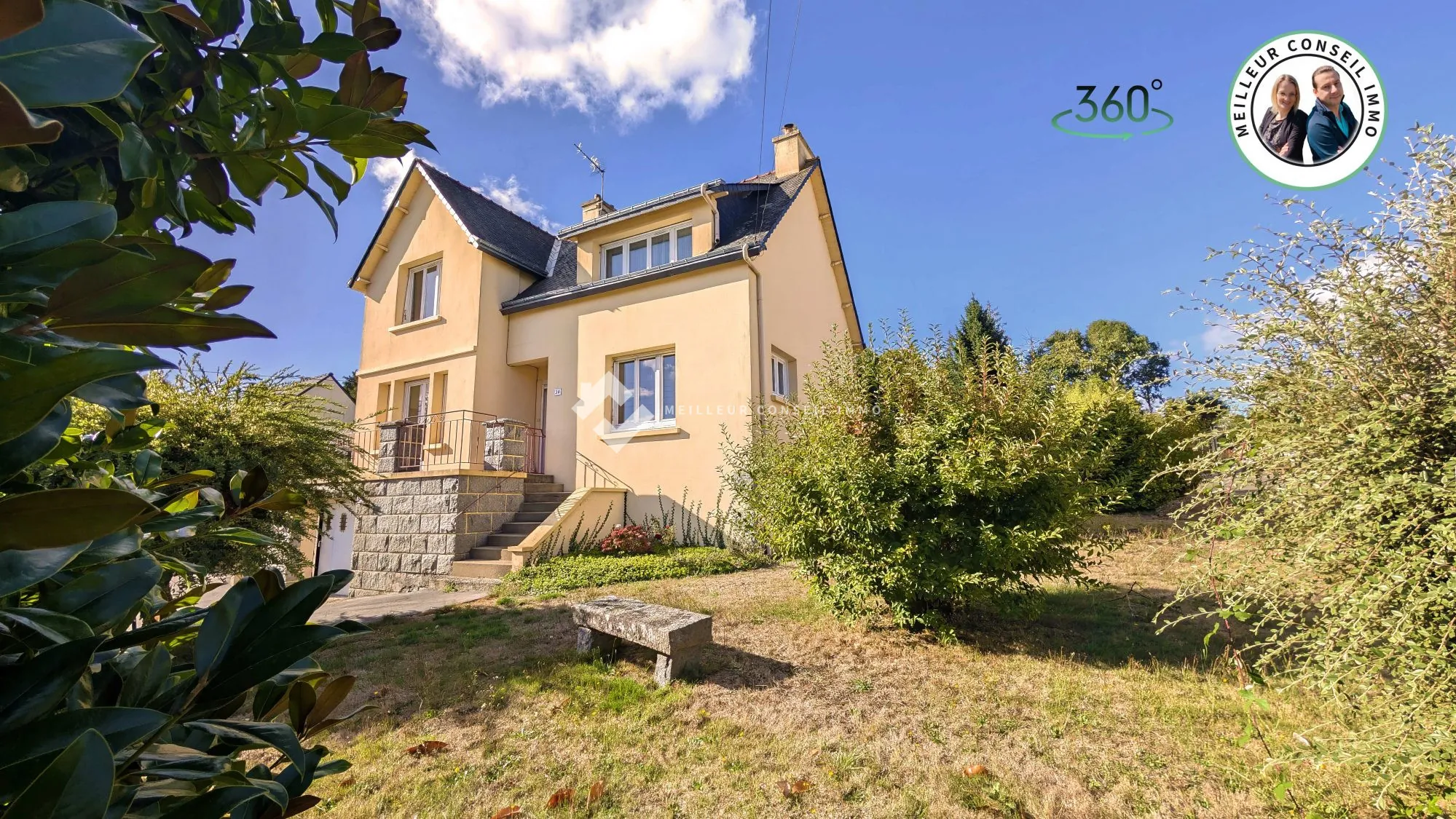 Charmante maison de 115 m² avec 4 chambres et grand terrain à Guerledan