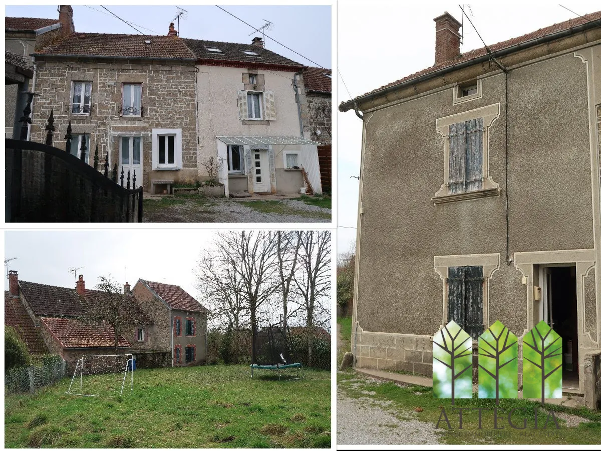 Ensemble de 2 maisons avec jardins et hangar à Saint-Martial-le-Mont