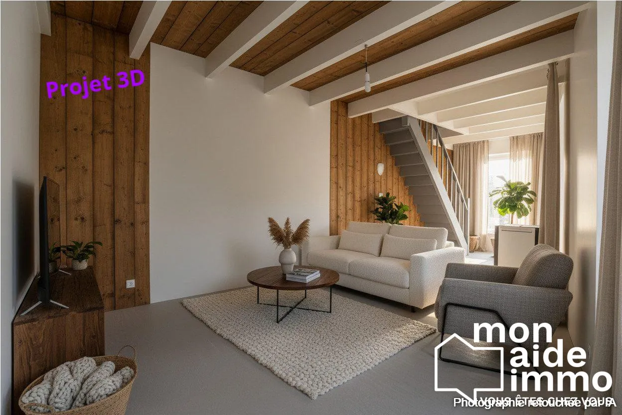 Maison de bourg à Ciré-d'Aunis avec 2 chambres, idéal investissement ou première acquisition