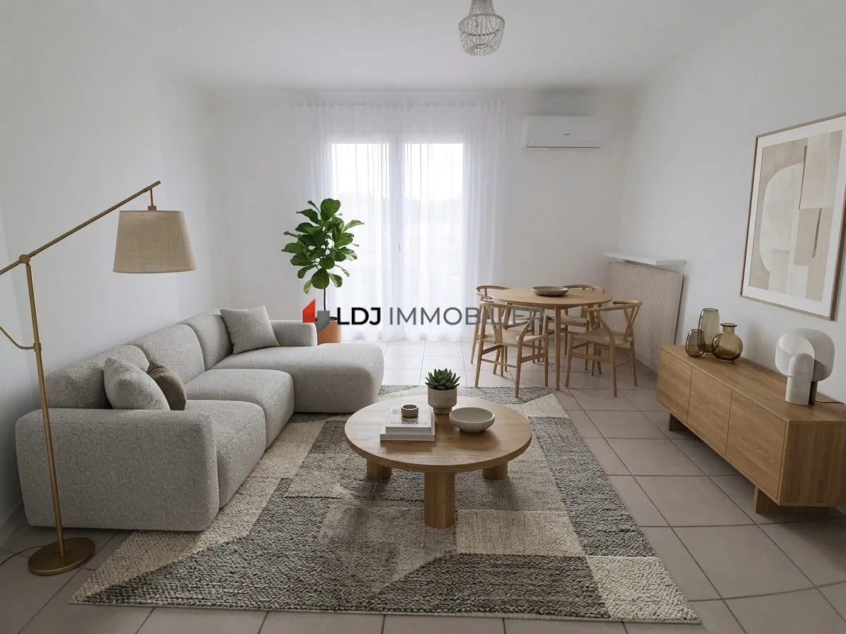Spacieux appartement T4 à Perpignan avec terrasse et balcon