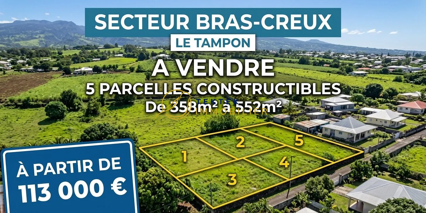Terrains à vendre à Bras-Creux, Le Tampon – Opportunités à saisir