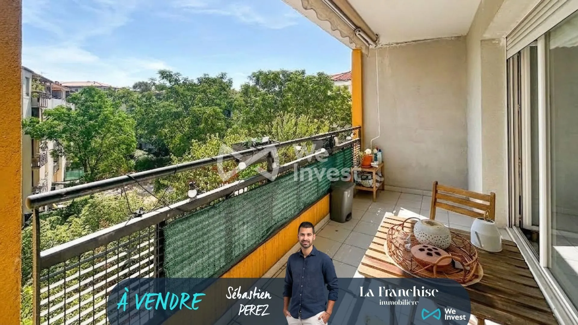 Bel appartement T2 lumineux avec terrasse dans le quartier Rives du Lez à Montpellier
