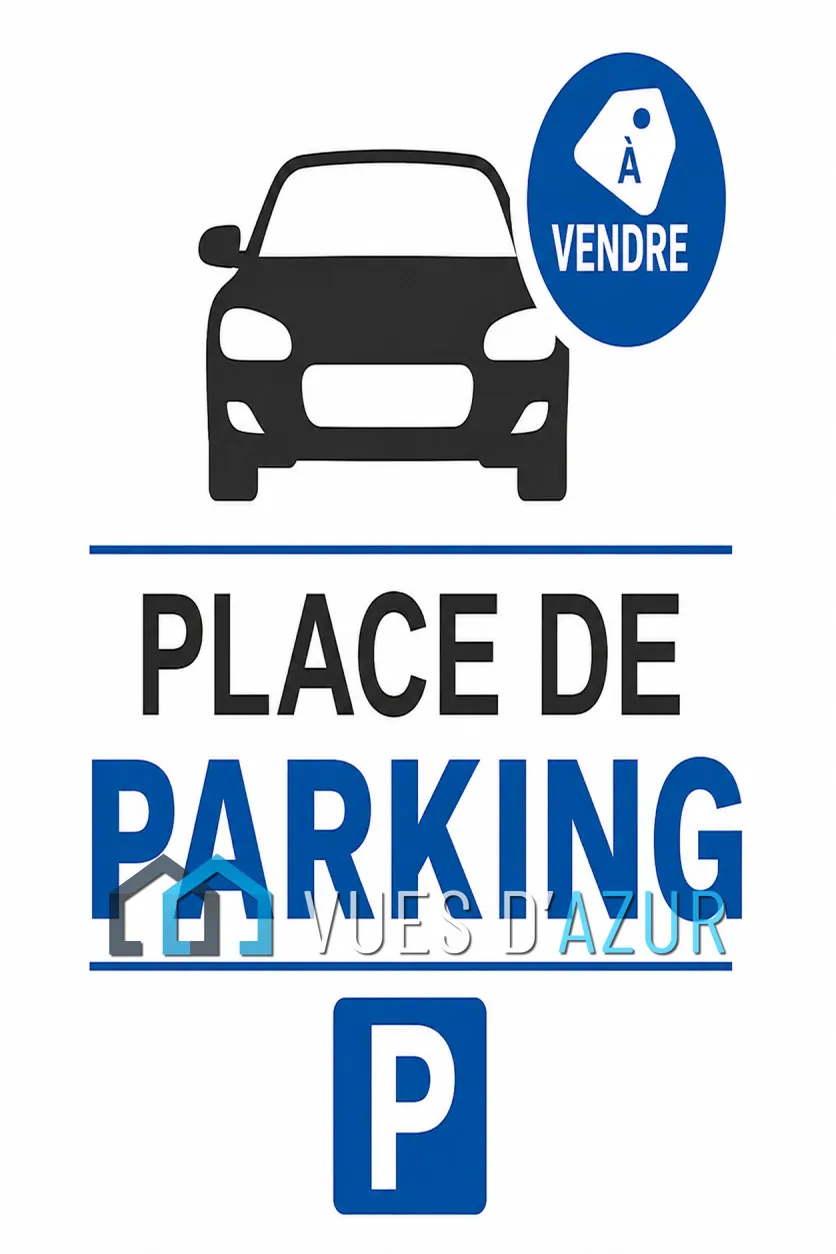 Place de parking à vendre en plein centre d'Antibes - Emplacement idéal