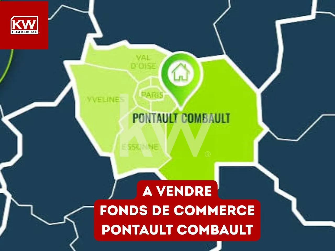 Fonds de commerce restauration rapide à vendre à Pontault-Combault, emplacement premium