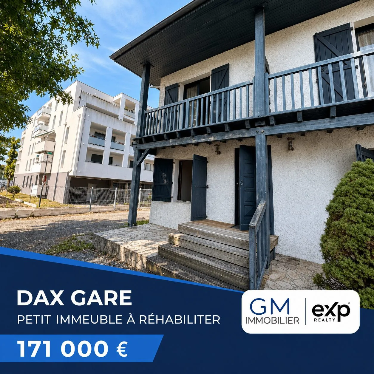 Immeuble à rénover à Dax Gare – Opportunité d’investissement