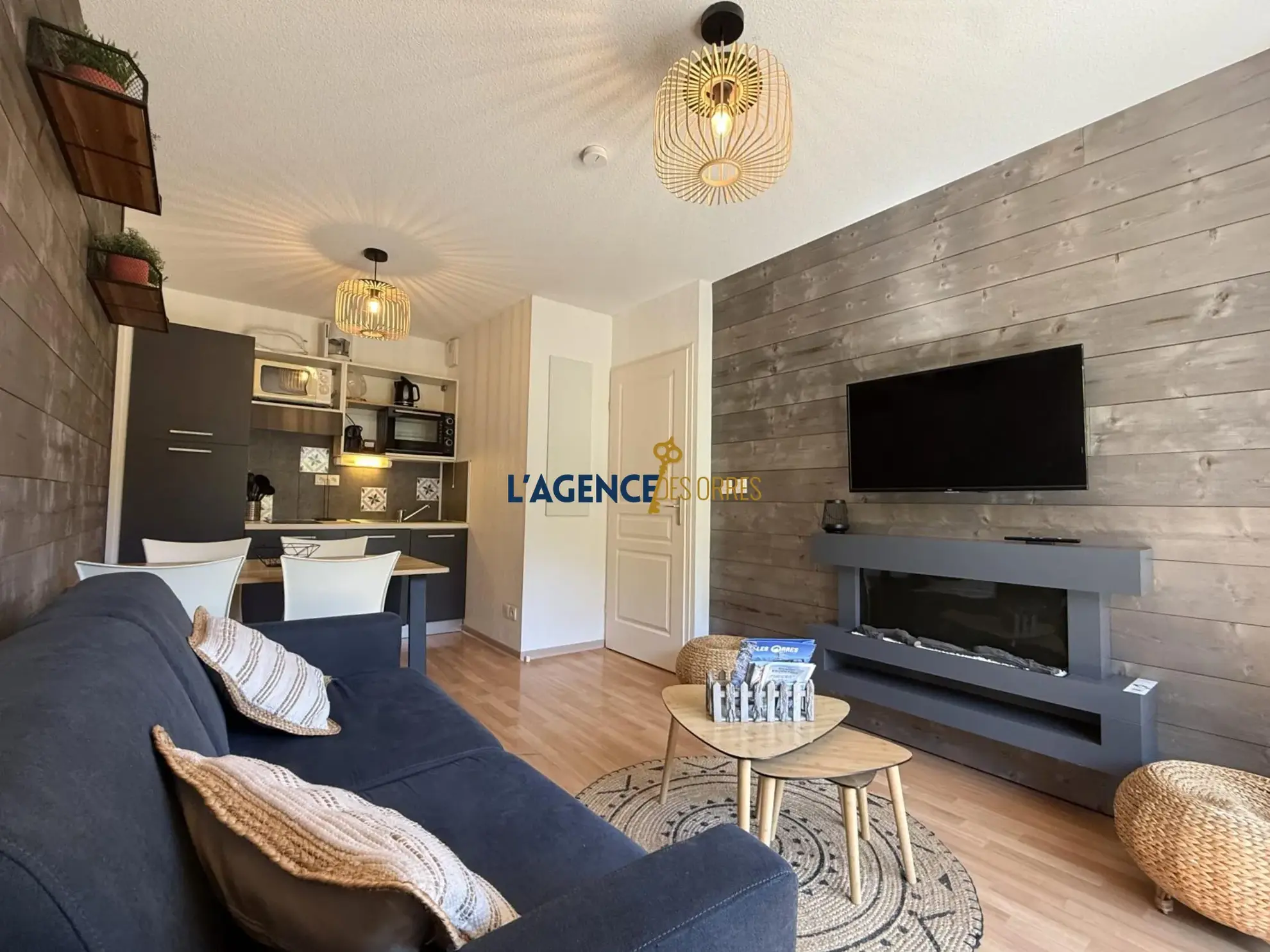 Appartement 2 pièces avec vue pistes aux Orres 1800 - Résidence avec piscine