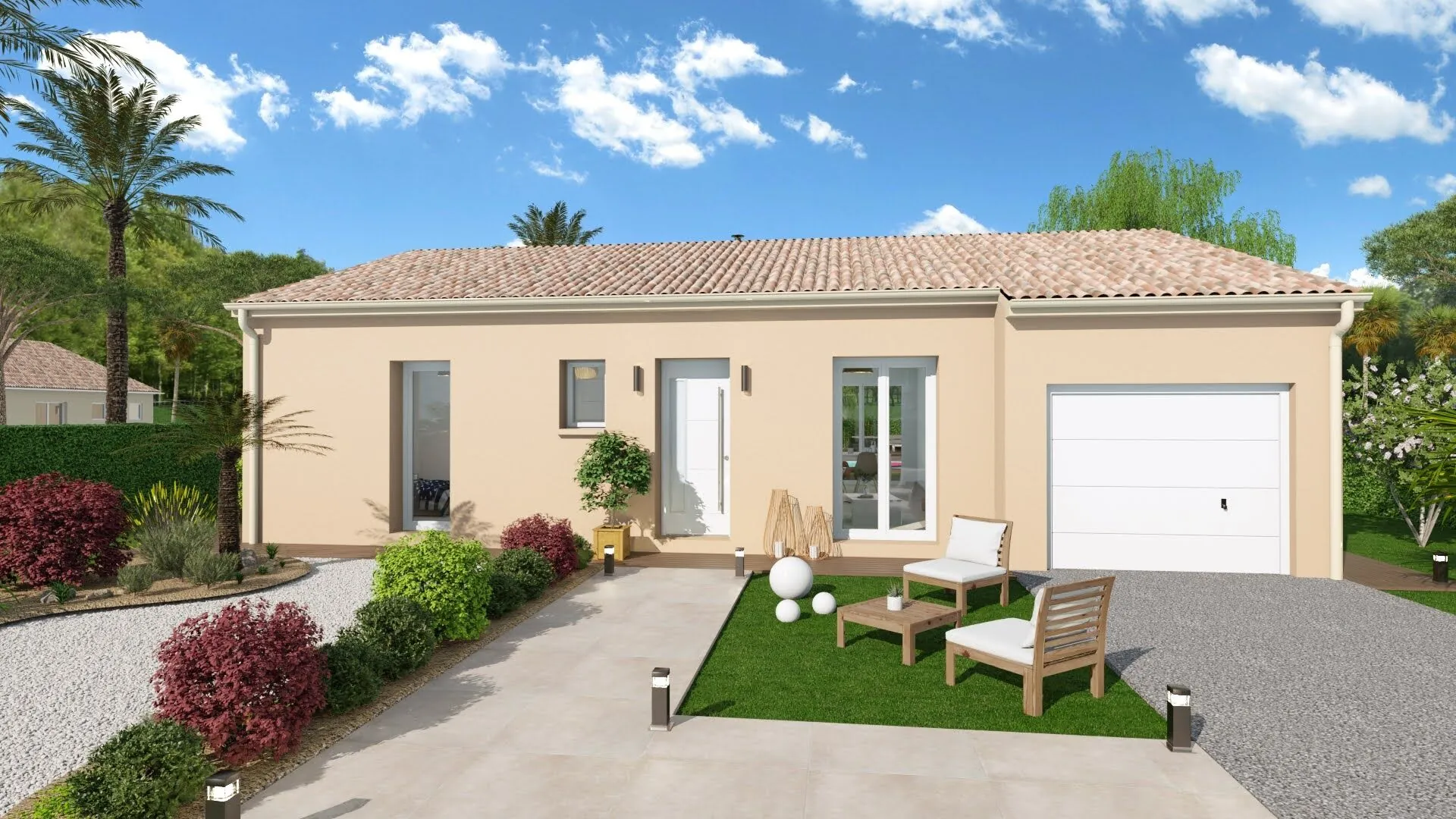 Maison neuve 3 chambres à Riom avec normes RE2020 et garage