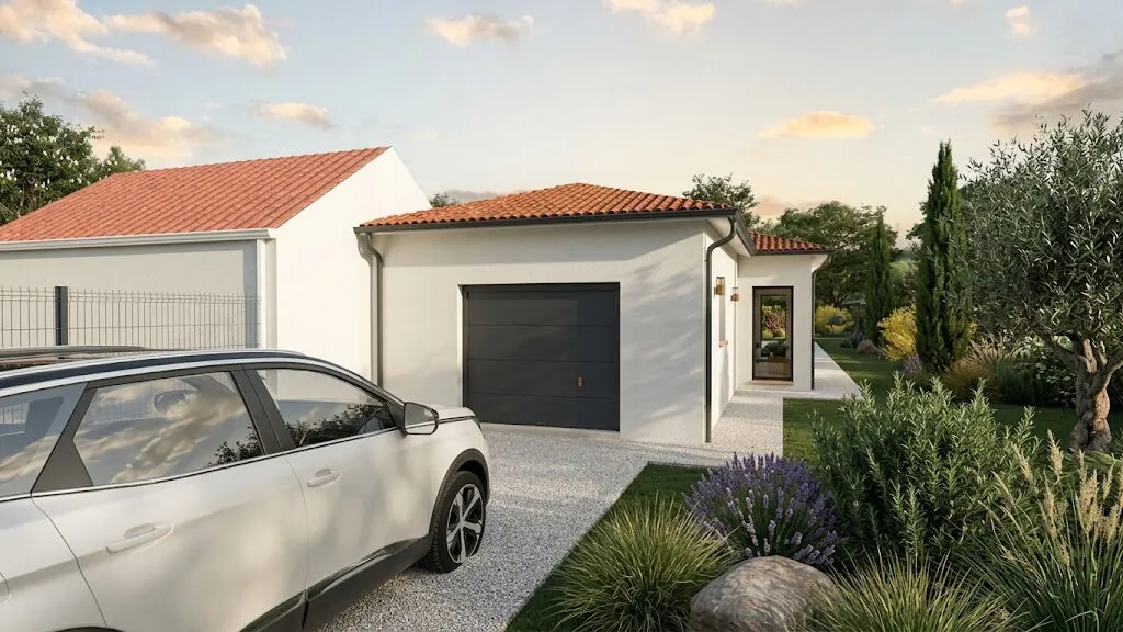 Terrain constructible de 700 m² à Saint-Ferréol-d'Auroure avec permis validé