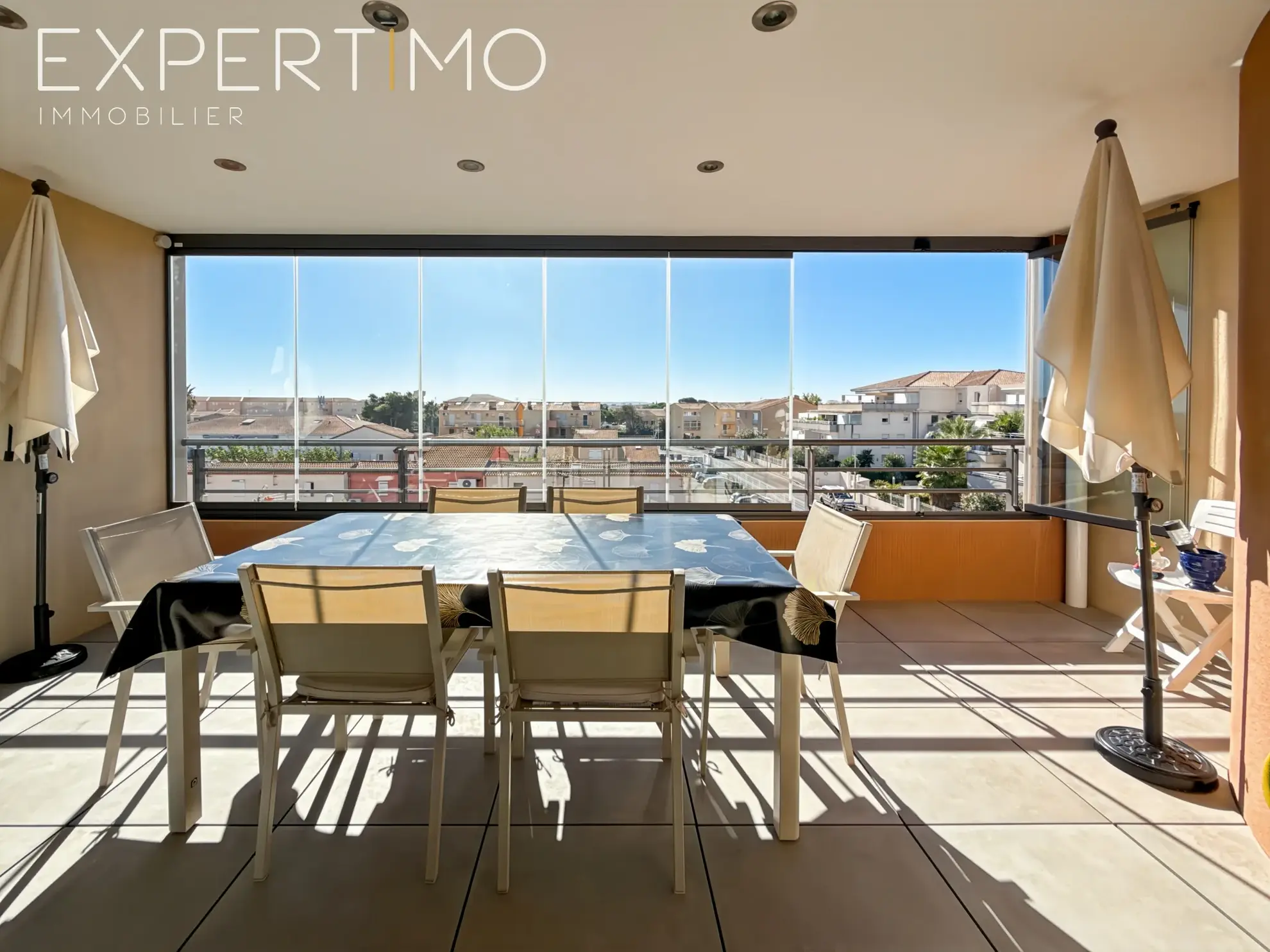 Appartement 3 pièces avec loggia et parking privé à Valras Plage