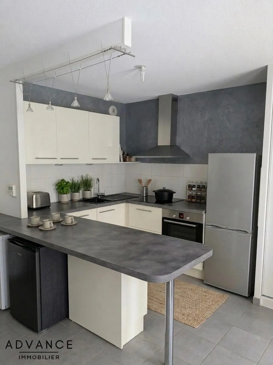 Appartement 3 pièces de 62 m² avec jardin privatif et garage à Toulouse Lalande