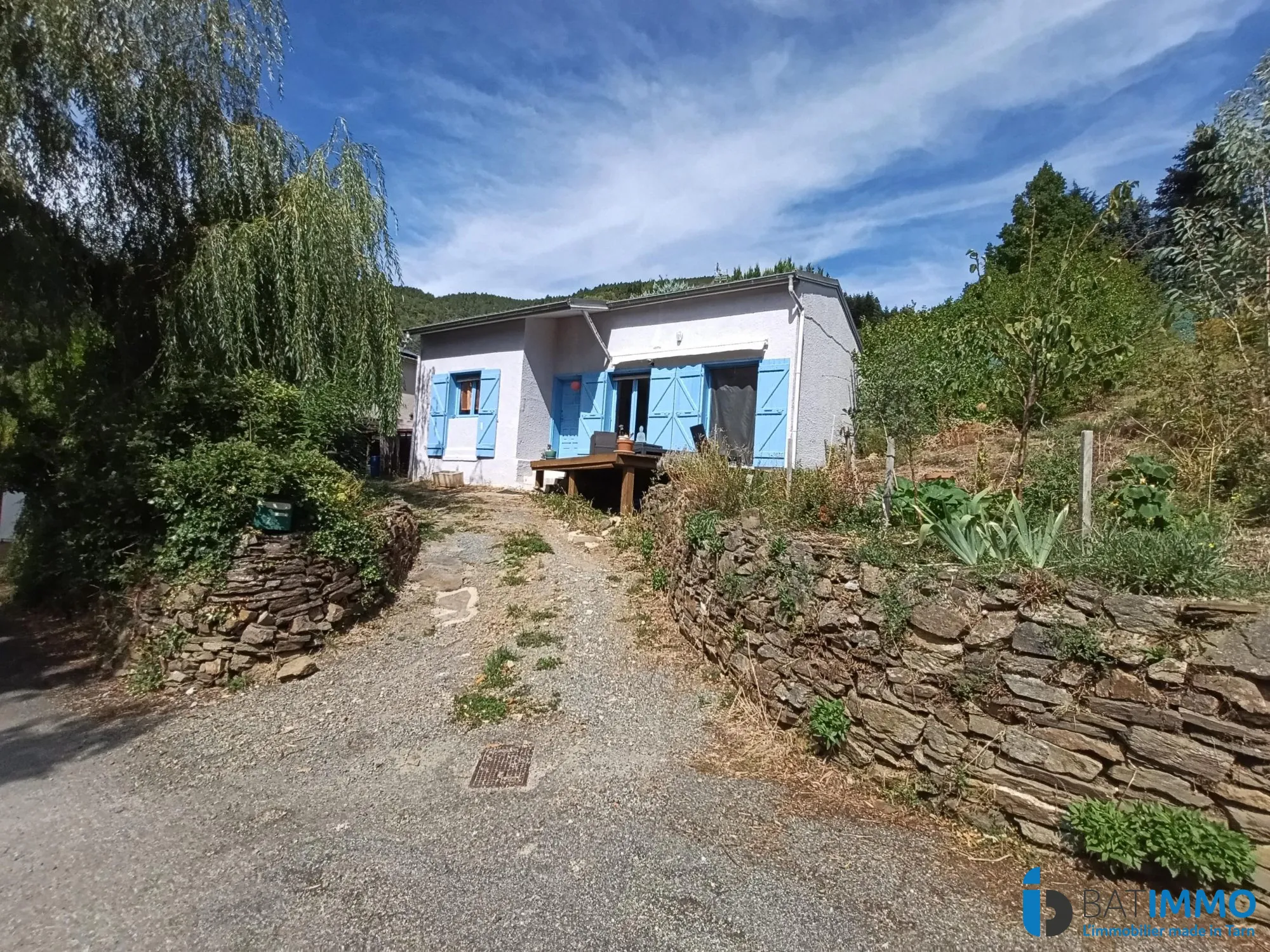 Maison de 80 m² avec jardin dans la Montagne Noire à Castans