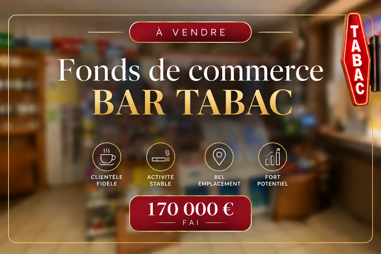 Fonds de commerce multiservices à vendre à Satillieu, Ardèche – Opportunité d'affaires clé en main