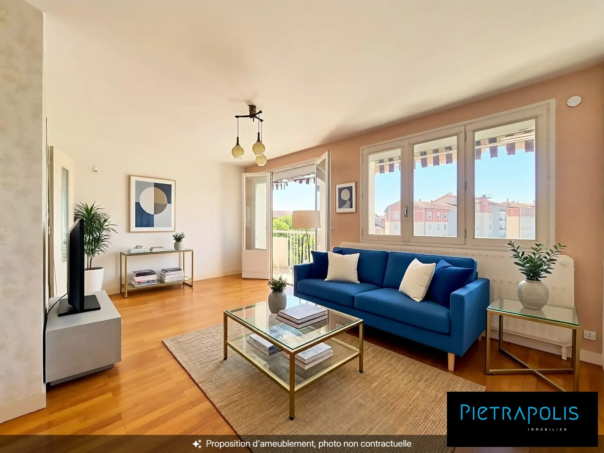 Appartement T4 de 82m² avec balcon, parking et cave à Décines-Charpieu