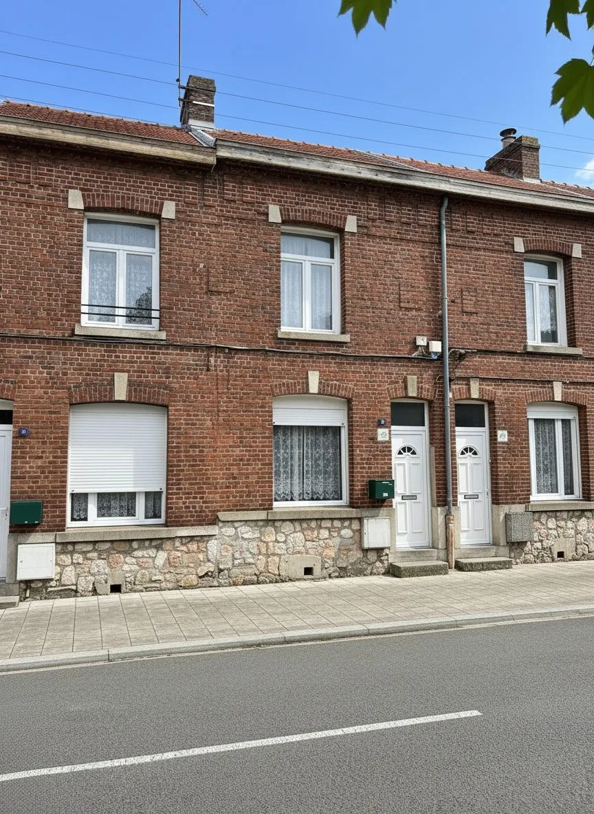 Maison de ville à Aulnoye-Aymeries avec jardin et potentiel d'aménagement
