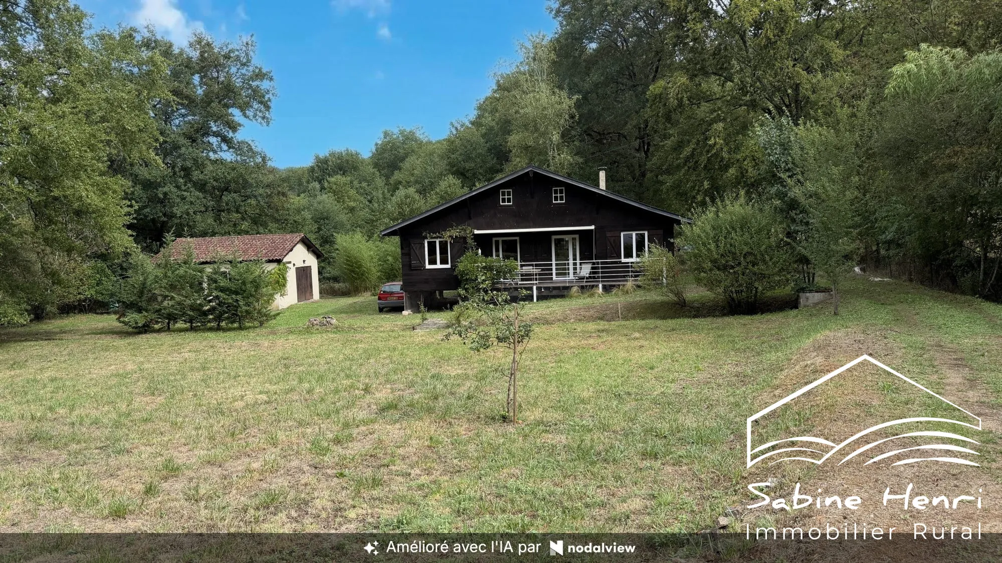 Maison de campagne en bois avec grand terrain à Saint-Christophe (81)