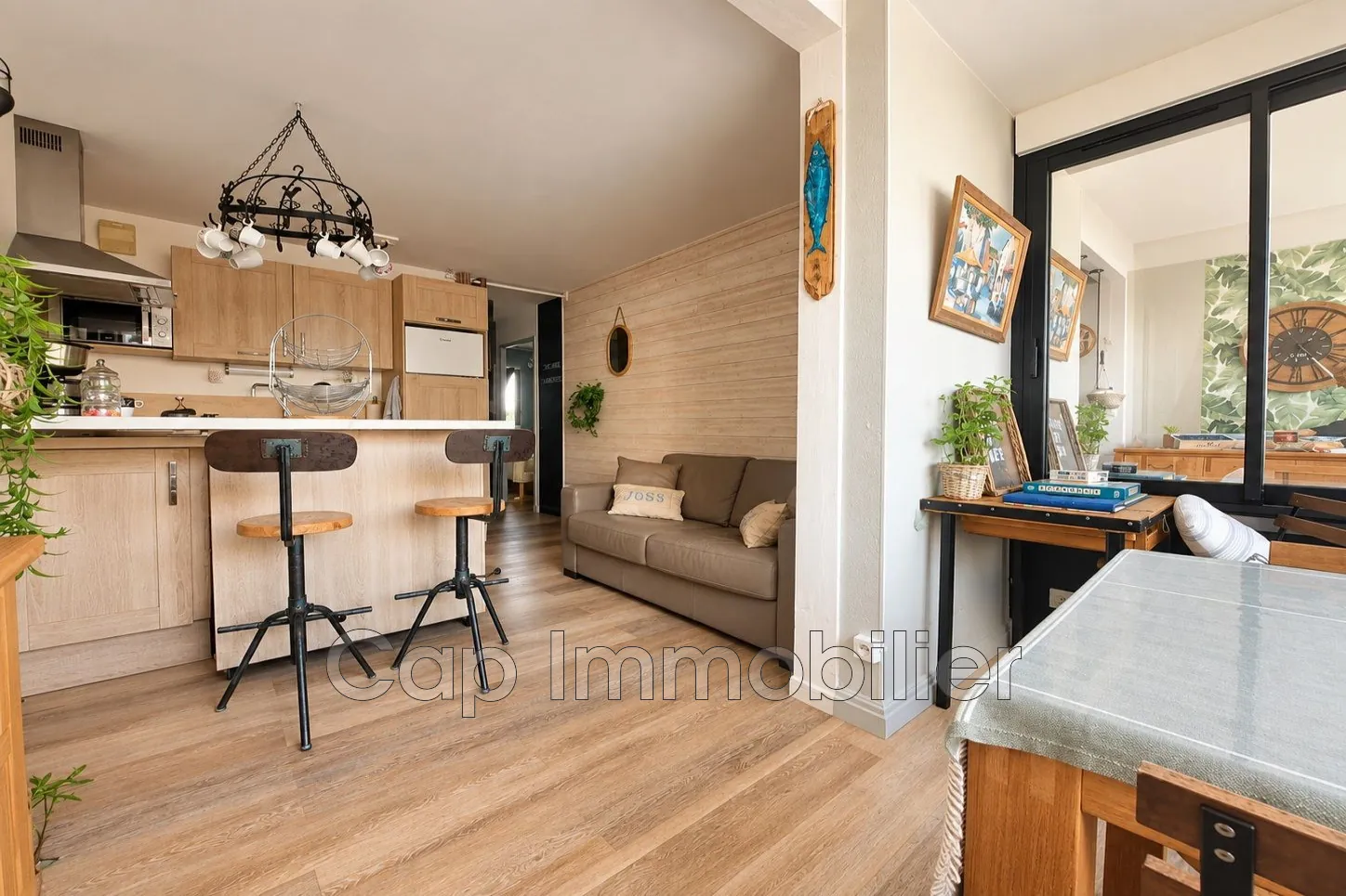 Superbe appartement 2 pièces rénové avec vue mer au Cap d'Agde