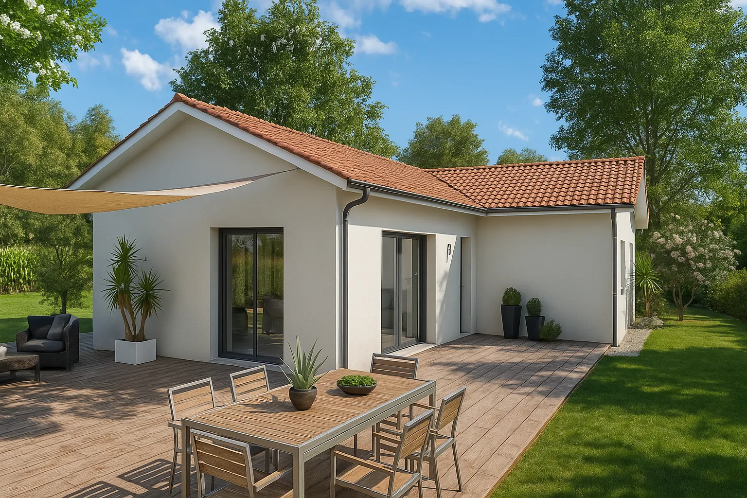 Maison individuelle 90 m² avec 3 chambres à 38300 Eclose-Badinières